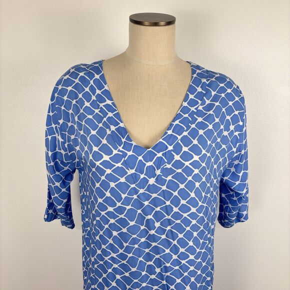 Tybee Island Clothing Womens Swimsuit Coverup Tunic 3/4 sleeve Size Medium Rayon - Picture 3 of 7